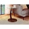 Monarch Specialties Accent Table - Espresso Bentwood With Tempered Glass I 3001 - alternate 1